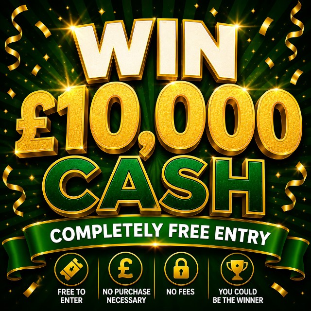 Win £10,00 Free Entry