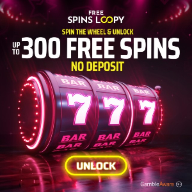 Get upto 300 FREE spins + No Deposit