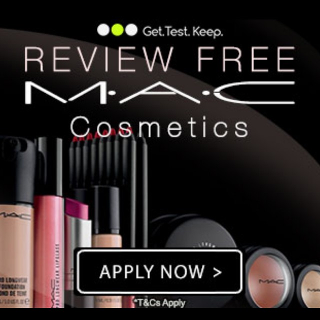 Get Test Keep want customers to review and keep Mac cosmetics
