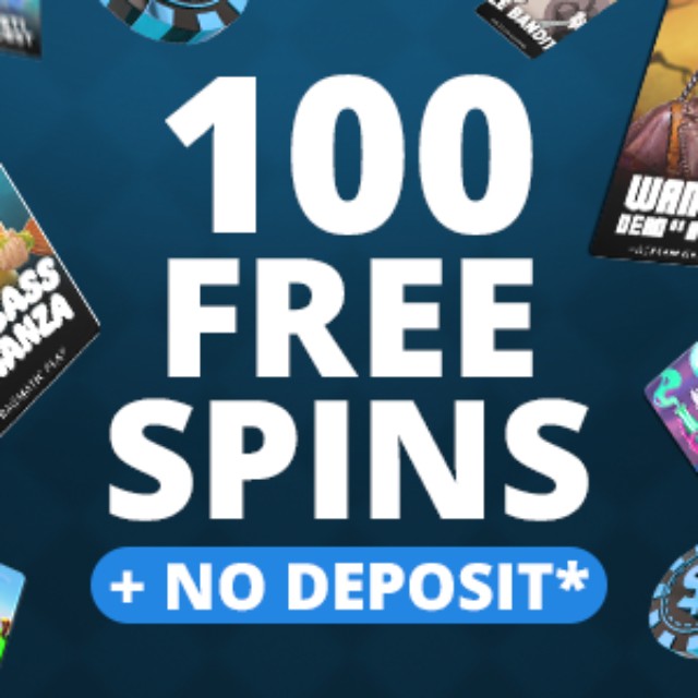Get upto 100 FREE spins + No Deposit
