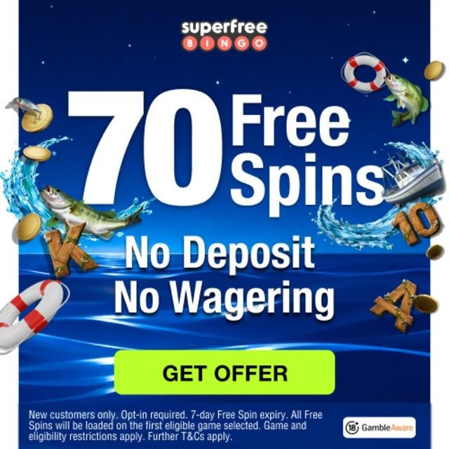 Upto 70 Free Spins No Deposit